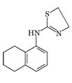 2-(5,6,7,8-tetrahydro-1-naphthylamino)-2 thiazoline