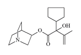  3-Quinuclidinyl cyclopentyl-(2-propenyl)-glycolate