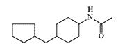 N-Acetyl-4- cyclopentylmethylcyclohexylamine