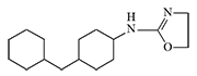  2-(4-cyclohexylmethylcyclohexylamino)-2-oxazoline