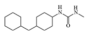  1-(4-cyclohexylmethylcyclohexyl)-3-methylurea
