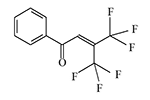 1-phenyl-4,4,4-trifluoro-3-trifluoromethylbutene-2-one-1